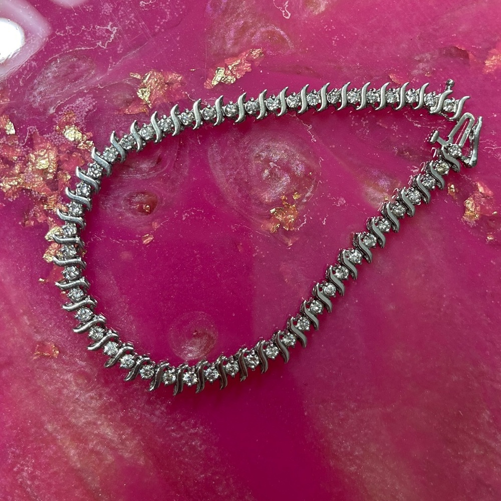 1ct Diamond Tennis Bracelet